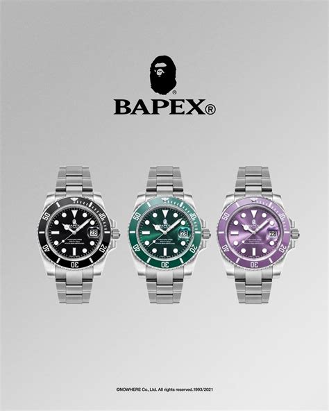 bapex rolex|bapex website.